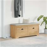 vidaXL Hal bank BODO Honingbruin 118 x 40 x 50 cm Bewerkt hout