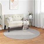 vidaXL Vloerkleden Rond HUARTE Crème en Grijs Ø 160 CM Polyester