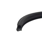 Klemprofiel met Sponsrubber Zijkant 1-3mm 100mtr