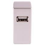 2 stuks Dometic USB Lader voor 12V Lichtrail Zilver