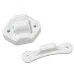 Deurvanger 2-delig Beweegbaar Wit 9mm