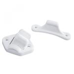 Deurvanger 2-delig Beweegbaar Wit 3mm