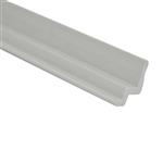 Tafelbladrail Kunststof Grijs 60cm