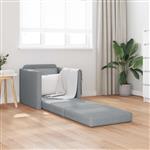 vidaXL Vouwsofa Bed Lichtgrijs 74 x 77 x 81 cm Stof