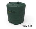 Dieseltank Carbery Vlarem premium 2500 ltr verticaal
