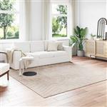 vidaXL Vloerkleden Vierkant PALMERAS Beige 240 x 240 cm Polyester