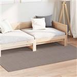 vidaXL Vloerkleden Rechthoekig LUGO Taupe 140 x 200 cm Polyester