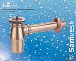 - Sanivesk Plugbekersifon 5/4 chroom geborsteld