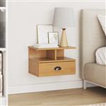 vidaXL Nachtkastje Honingbruin 40 x 31 x 27 cm Massief Vurenhout