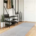 vidaXL Vloerkleden Rechthoekig HUARTE Grijs 300 x 80 cm Polyester