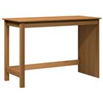 vidaXL Bureau Honingbruin 112 x 50 x 75 cm Massief Vurenhout