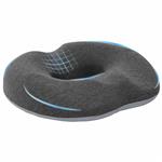 vidaXL Zitkussen Éénkleurig Donkergrijs 42 x 36,5 x 8 cm Traagschuim