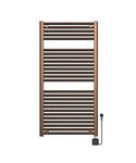 Elektrische Radiator Wiesbaden Elara 118.5x60 Cm Smart Wifi Geborsteld Brons Koper PVD