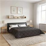 vidaXL Winter Dekbed Gekwilt Antraciet 200 x 240 cm