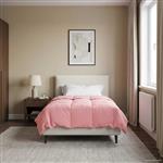 vidaXL Winter Dekbed Gekwilt Roze 135 x 220 cm Microfiber