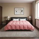 vidaXL Winter Dekbed Gekwilt Roze 200 x 240 cm Microfiber