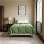 vidaXL Vol jaar dekbed Gekwilt Groen 140 x 200 cm Microfiber