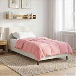 vidaXL Vol jaar dekbed Gekwilt Roze 140 x 220 cm Microfiber