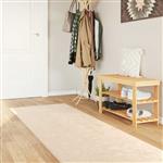 vidaXL Vloerkleedloper MARSA Crème 250 x 80 cm Polyester en PVC