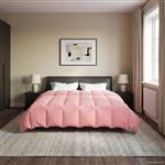 vidaXL Winter Dekbed Gekwilt Roze 240 x 260 cm Microfiber