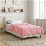 vidaXL Winter Dekbed Gekwilt Roze 140 x 200 cm Microfiber