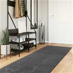 vidaXL Vloerkleden Rechthoekig HUARTE Antraciet 1000 x 80 cm Polyester