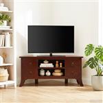 vidaXL TV-kast met lade Bruin 100 x 40,5 x 46 cm Massief Mahoniehout