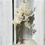 Kunst bloesemboom – Kunstboom – wit – 165cm – Voor binnen - Fluffy wit