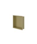 IVY Inbouwnis 30x7.5x30 cm Mat Goud PVD