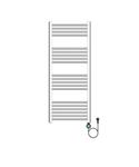 Elektrische Radiator BWS Jane 700W 120x50 cm Smart Wifi Geborsteld RVS