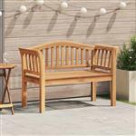 vidaXL Bank Bruin 120 x 53,5 x 85 cm Massief teakhout