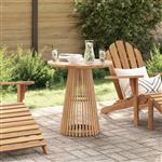 vidaXL Bijzettafel Bruin 70 x 70 x 75 cm Massief Teakhout