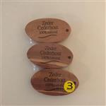 Beautylin Anti-Mot Cederhout Blok Ovaal 3st