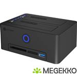 ICY BOX IB-1233CL-CR USB 3.2 Gen 1 (3.1 Gen 1) Type-A Zwart