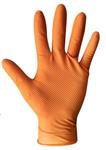Chemsplash Pumagrip 4070 Oranje ongepoederde disposable nitrile handschoenen met nopjes voor extra g