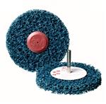 3M 61169 CG-ZS CLN & STRP DISC BLUE 150X25X8mm op stift per 6 stuks 3M=61169