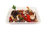 Sensory Play Tray - dinosaurussen - bonen