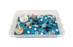 Sensory Play Tray - winter - speelrijst