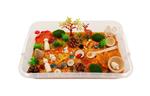 Sensory Play Tray - herfst - speelrijst
