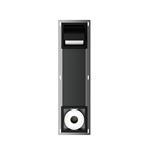 Toiletrolhouder met Klep en Reserverolhouder Inbouw BWS Milan Mat Zwart