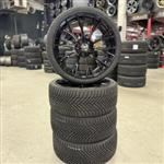 VW Golf 19; Velgen Glans Zwart + Hankook Allseason banden