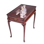 Hollandse wandtafel of theetafel 18e eeuw  met aan elke zijkant een kleine lade (No.381240)