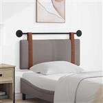 vidaXL Hangend hoofdbord Taupe Antiek PU