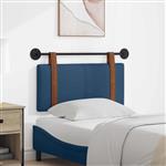 vidaXL Hangend hoofdbord Blauw Antiek PU
