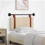 vidaXL Hangend hoofdbord Crème Antiek PU
