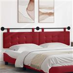 vidaXL Hangend hoofdbord Wijnrood Kunstleer
