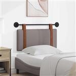vidaXL Hangend hoofdbord Taupe Antiek PU