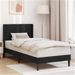 vidaXL Bedframe met hoofdeinde Zwart 80 x 200 cm Fluweel