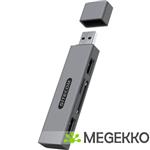 Sitecom USB Stick Card Reader with 2 USB ports