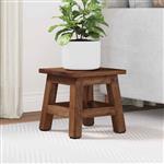 vidaXL Kruk Naturel 26 x 26 x 26 cm Mahoniehout